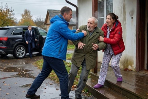 Муж выгнал жену из дома и выбросил старика в грязь — не зная, что это отец владельца его холдинга