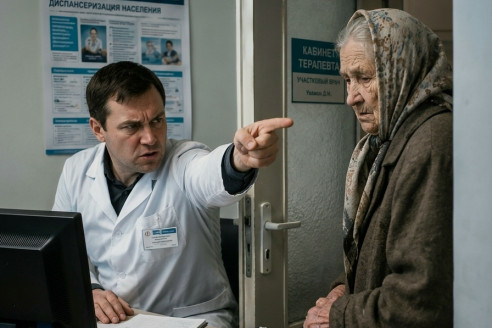 «Без записи не приму, у меня всё по времени!» — ледяным, безучастным тоном отрезал сорокадвухлетний терапевт Дмитрий Иванович, даже не поднимая глаз от мерцающего экрана монитора.