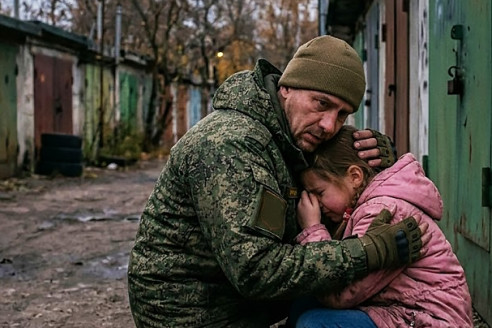 Солдат вернулся после полугода службы и не нашёл дочь дома, а когда увидел черные мусорные пакеты с её вещами, то понял, что задумала жена.