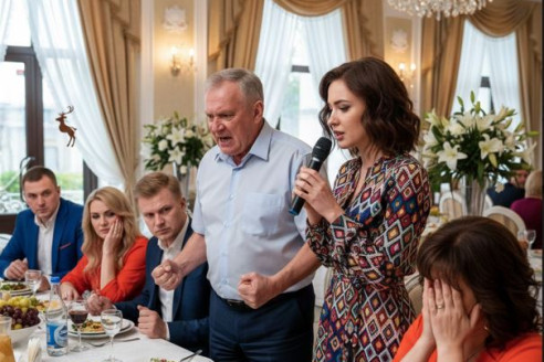 «Ты — позор семьи!» — заявил отец на банкете за 5 миллионов. Он не знал, что в коробке с подарком лежит тест ДНК