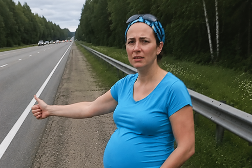 Когда я была на 9-м месяце беременности мужу срочно нужно было ехать к свекрови. В машине отошли воды. Он ударил по тормозам и крикнул: — Хочешь разыгрывать страдалицу? Тогда иди в больницу пешком! И вытащил меня из машины и бросил на обочине.