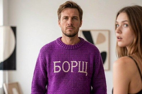 Он купил ей самый уродливый в мире свитер, чтобы она его бросила. Теперь этот свитер хранится в Лувре как шедевр современного искусства.
