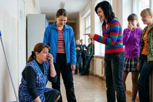 «Твоя мать моет за нами полы!» — смеялась звезда класса. Но на встрече выпускников через 15 лет смеяться перестали все