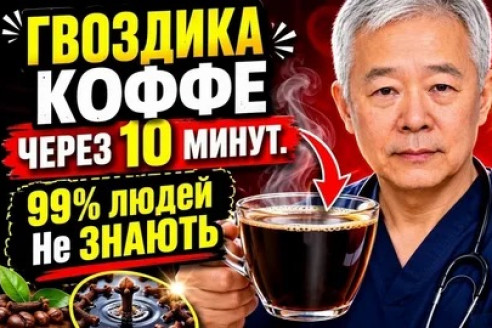 Всего 1 гвоздика в кофе. Вот, что случится с вами уже через неделю
