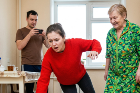 Свекровь специально подставила подножку: «Ой, какая же ты неуклюжая!».