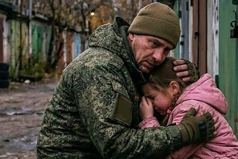 Солдат вернулся после полугода службы и не нашёл дочь дома, а когда увидел черные мусорные пакеты с её вещами, то понял, что задумала жена.