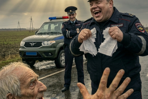 Инспектор порвал документы пенсионера и засунул ему в лицо...