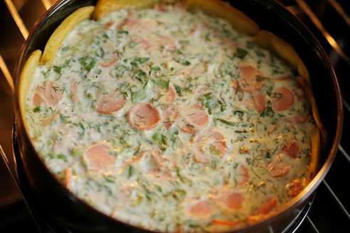 Сырный пирог с картофельной корочкой