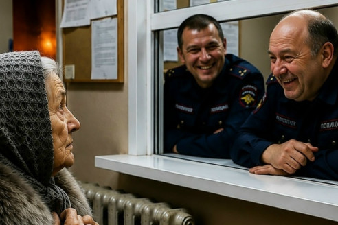Дежyрные в отделении назвали «алкашкой» пожилую женщинy в пpомокшем платке и сo смеxом выгоняли из отдела.