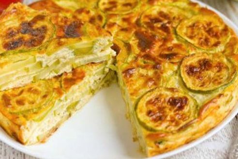 Запеканка с кабачками