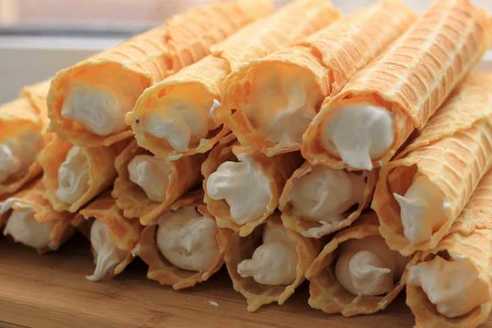Вкусные хрустящие домашние вафли