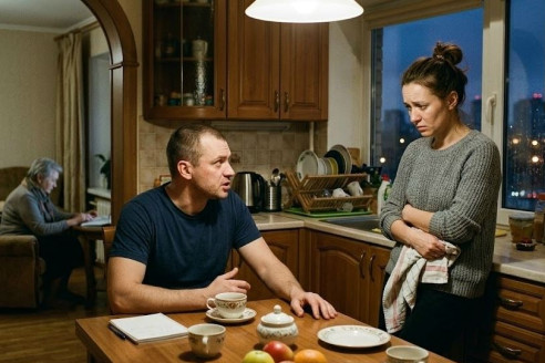 «Твоя мать нам мешает», — сказал муж, отправляя тещу в дом престарелых. Через год он горько пожалел.