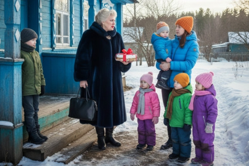 «Кому ты нужна с пятью прицепами?» — мать выгнала вдову в глушь.