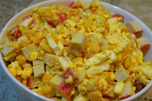 Салат из трёх ингредиентов. Вы удивитесь насколько это просто и вкусно