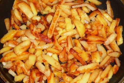 Рецепт жареной картошки