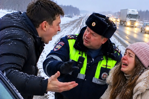 Наглый инспектор отнял у меня права, когда я вез беременную жену в больницу. Через год я сделал то, что он горько пожалел