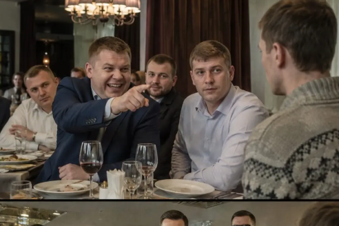 «Он пришёл в старом свитере и стал мишенью для насмешек, но когда в ресторан вошли люди в строгих костюмах и произнесли его имя с уважением, весь зал замолчал — и бывшие одноклассники поняли, что ошиблись в нём много лет назад»