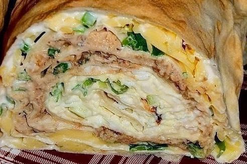 Рулет «Мимоза» - самый вкусный из лаваша