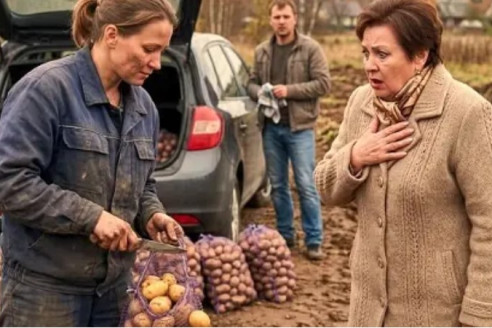 Я все лето вкалывала на даче свекрови. Осенью она пересчитала мешки с картошкой и назвала сумму моего долга