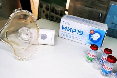 Спрей против коронавируса «МИР 19» может выйти на рынок в августе