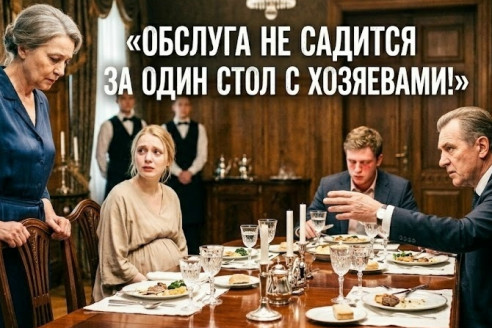 «Обслуга не садится за один стол с хозяевами», — отрезал богатый сват, когда мать невесты попыталась сесть рядом с ними.