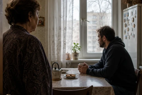 Три года он не приезжал. Я уже привыкла. А в пятницу утром в дверь позвонили — я посмотрела в глазок и не сразу поняла, что это он