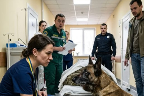 Я смотрела, как один за другим люди безуспешно пытаются снять слепого служебного пса с тела его погибшего проводника