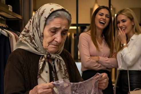 Продавщицы унизили 70-летнюю бабушку за то, что она прикоснулась к дорогому платью… Но одна её фраза оставила весь магазин без слов 😱