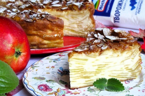 Яблочный чизкейк "Бархатный сезон"