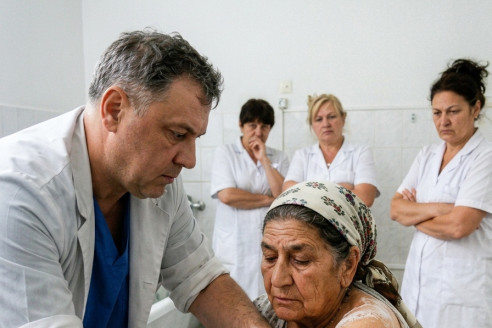 Когда ни одна санитарка не захотела подойти к грязной старушке без документов, главный врач областной больницы в Казани сам начал её мыть.