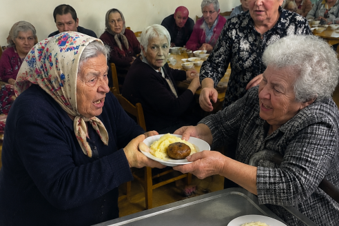 Дети привезли 80-летнюю мать в дом престарелых. Но едва она ступила на порог,  как сотрудница у стойки побледнела узнав ее, и случилось невероятное.