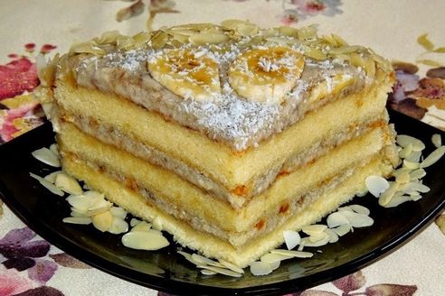 Банановый торт "Тропики"