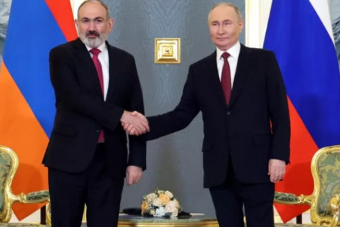 В Кремле завершились переговоры Путина и Пашиняна