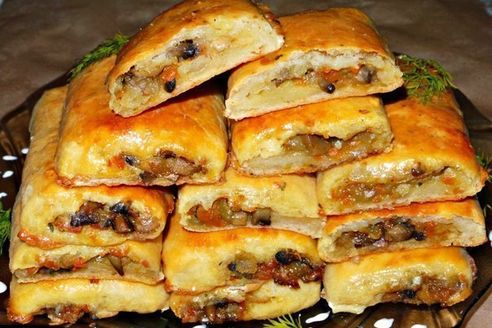 Приготовлю сегодня же! Картофельные рулетики с грибами