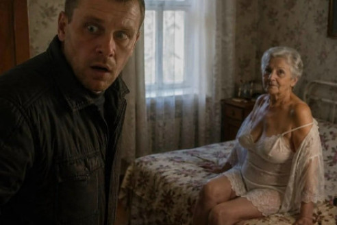 Заключённый женился на бабке 68 лет ради регистрации. В первую ночь в её доме он зашёл в спальню и не поверил своим глазам...