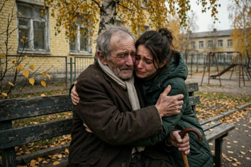 Дед 22 года сидел на одной и той же скамейке у школы и ждал внучку. Когда она наконец подошла — услышала историю, которая изменила всё