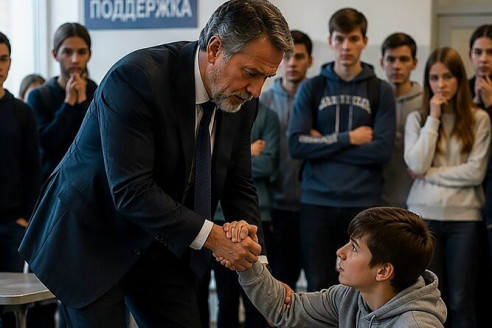 «С этого дня твоя сытая жизнь здесь закончена, Воронов!»: наглый школьный хулиган ради забавы толкнул в спину беспомощного парня с инвалидностью, но жесткая реакция директора мгновенно повергла всю школу в глубокий шок.