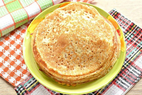 Ажурные блинчики на молоке